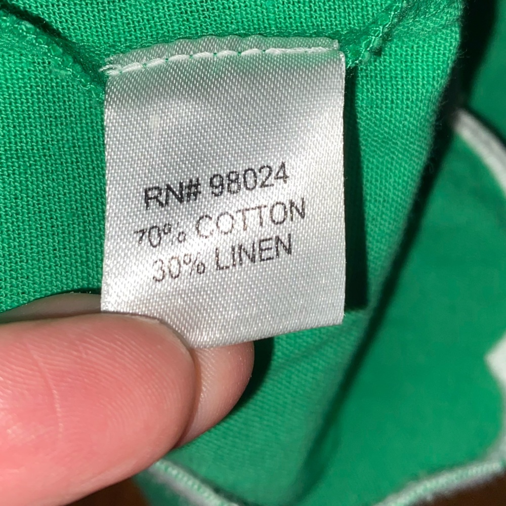 Love The Label Tuckernuck $300 Green Paradise Thea Open Work Eyelet Blouse Small - Picture 8 of 11